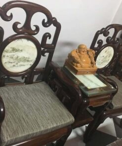 bộ bàn ghế mỏ neo gỗ gụ