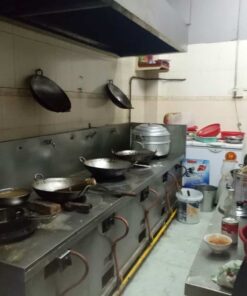 Bếp gas công nghiệp 5 bếp cũ