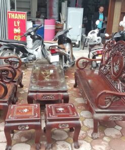 bộ bàn ghế gỗ gụ cũ