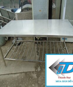 bàn chặt inox cũ