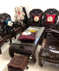 bộ bàn ghế gỗ trắc cũ