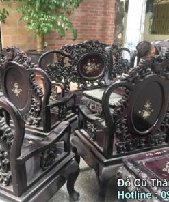 bàn ghế gỗ trắc cũ