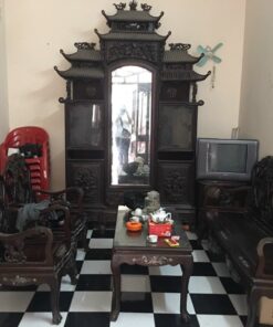 tủ chùa cổ gỗ gụ