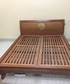 GIƯỜNG GỖ GỤ CŨ DÁNG MINH CŨ