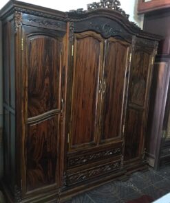 TỦ QUẦN ÁO GỖ MUN CŨ