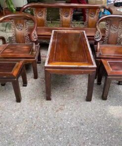 Bộ bàn ghế gỗ gụ minh lùn