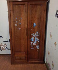tủ quần áo 2 cánh gỗ xoan