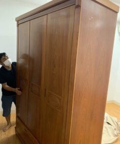 tủ quần áo gỗ xoan đào thanh lý cũ