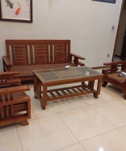 bàn ghế phòng khách gỗ xoan