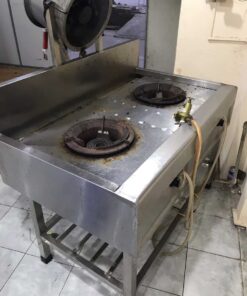 bếp ga đôi nhà hàng cũ