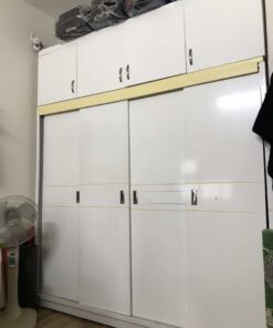 tủ quần áo gỗ phủ nhựa 2t