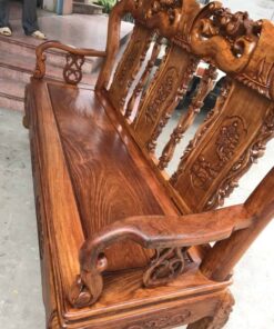 bàn ghế gỗ hương lào tay 10 25t