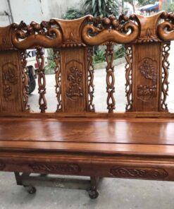 bàn ghế gỗ hương lào tay 10 25t