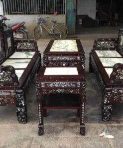 bàn ghế gỗ gụ ba thành 30t