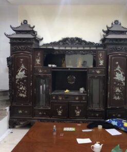 tủ chùa cũ gỗ gụ 25t