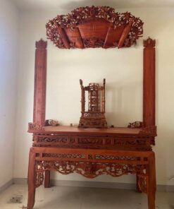 bộ đồ thờ gỗ mít