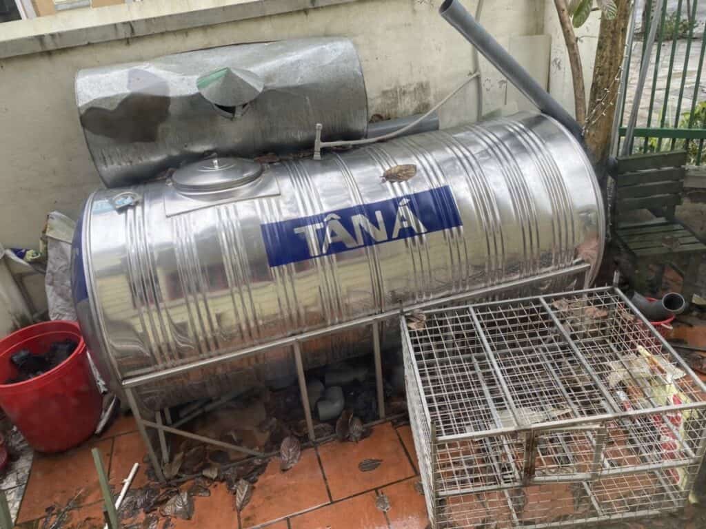 téc nước 1500 lít thanh lý