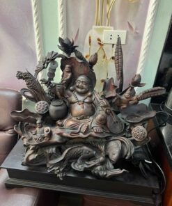 tượng phật di lặc gỗ trắc