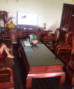 bộ bàn ghế tần thủy hoàng gỗ hương