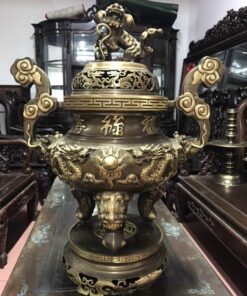 đỉnh đồng hun cao 70 cm
