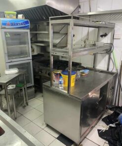 xe đảy inox bán hàng