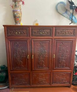 tủ giày gỗ hương lào