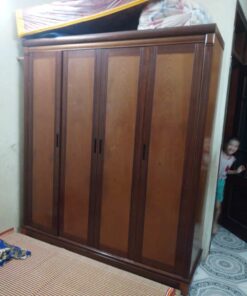 tủ quần áo gỗ sồi cũ