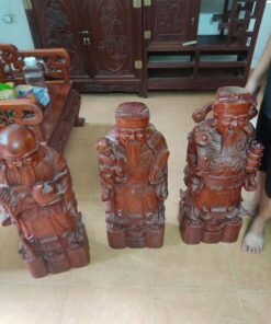 tượng tam đa gỗ hương cao 1 mét