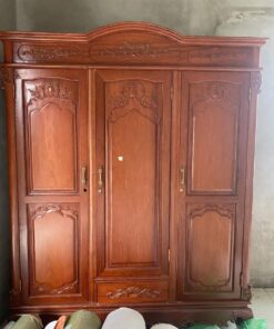 tủ quần áo gỗ hương 3 cánh cũ