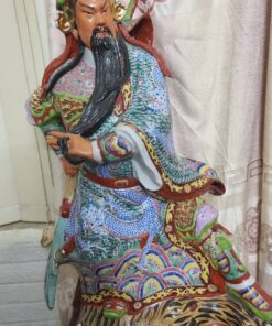 Tượng quan vũ gốm sứ cao 1 mét