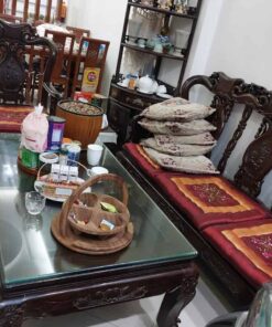Bộ bàn ghế gỗ trắc tay 7