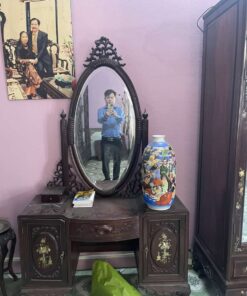 a bàn phấn gỗ gụ cổ