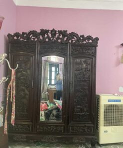 a tủ quần áo long phụng gỗ gụ
