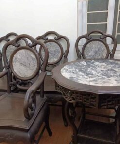 Bộ bàn ghế guột đá cổ
