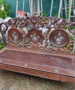 ghế gỗ gụ lân vờn cầu
