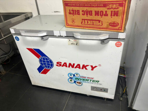 tủ đông 300 lít sanaky thanh lý