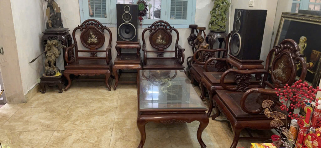 thu mua bàn ghế gỗ gụ cũ