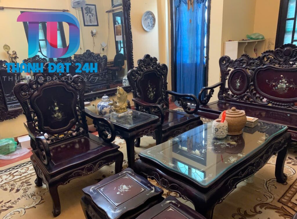 thu mua bàn ghế gỗ trắc