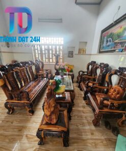 Bàn Ghế Cẩm Lai Tay 12