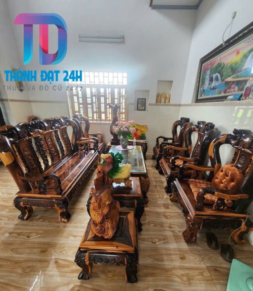 Bàn Ghế Cẩm Lai Tay 12