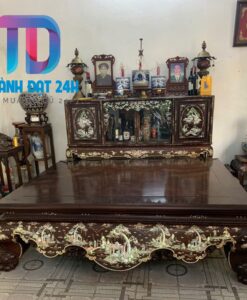Sập Gụ Tủ Chè Khảm Ốc Singapore