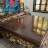 Sập Gụ 1.8x2 Mét Khảm Tích Đồng Quê