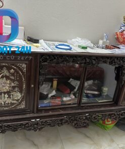 Tủ Chè Gỗ Gụ Khảm Trai