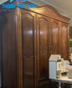 Tủ Quần Áo Gỗ Gụ 3 Cánh Hàng Đồng Kỵ