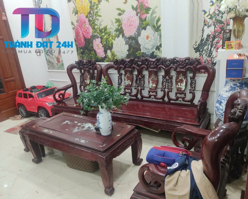 Thu mua bàn ghế gỗ hương cũ