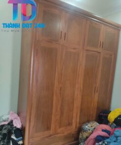 Tủ Áo Gỗ Xoan Đào 2 Tầng