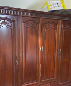 Tủ áo gỗ gụ 4 cánh