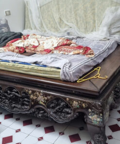 Sập Gụ Ba Bông Khảm Trai