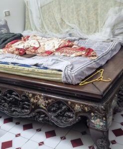 Sập Gụ Ba Bông Khảm Trai