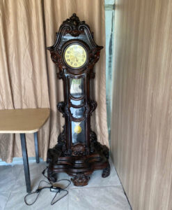 đồng hồ cây gỗ mun